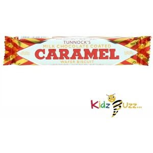 Unbranded Tunnock's Milk Chocolate Coated Caramel Wafer Biscuits 30gX48 Unbranded Tunnock's Milk Chocolate Coated Caramel Wafer Biscuits 30gX48