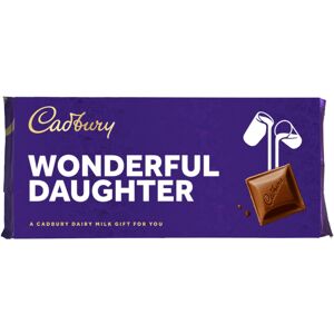 Cadbury Dairy Milk Wonderful Daughter Large 360G Chocolate Bar Gift Any Occasion Cadbury Dairy Milk Wonderful Daughter Large 360G Chocolate Bar Gift Any Occasion