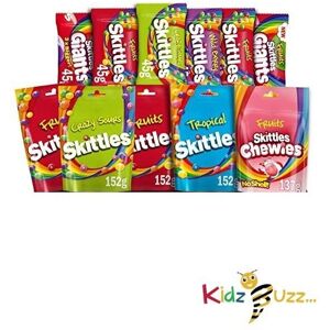 Unbranded Skittles Rainbow Hamper from Mars Chocolate, Sweets Gift Box Unbranded Skittles Rainbow Hamper from Mars Chocolate, Sweets Gift Box