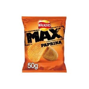 Walkers Max Paprika Crisps 50g (24 x 50g) Walkers Max Paprika Crisps 50g (24 x 50g)