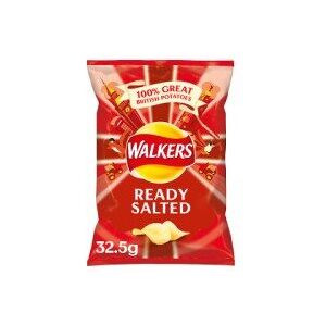 Walkers Ready Salted Crisps 32.5g (32 x 32.5g) Walkers Ready Salted Crisps 32.5g (32 x 32.5g)