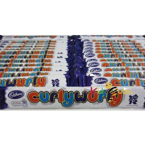 Cadbury s Curlywurly Chewy Caramel Chocolate Bars (60) Cadbury s Curlywurly Chewy Caramel Chocolate Bars (60)