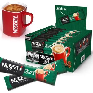 Nescafe NESCAFÉ 3in1 Strong – 60 x 17g Sachets, Wholesale EU Made, Fresh Stock, Long Bes Nescafe NESCAFÉ 3in1 Strong – 60 x 17g Sachets, Wholesale EU Made, Fresh Stock, Long Bes