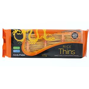 KidzBuzz (Pack Of 6) Ricesnax Rice Thins Sweet Chilli 100g KidzBuzz (Pack Of 6) Ricesnax Rice Thins Sweet Chilli 100g
