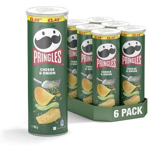 Pringles Cheese & Onion Crisps 165g (Pack of 6) Pringles Cheese & Onion Crisps 165g (Pack of 6)
