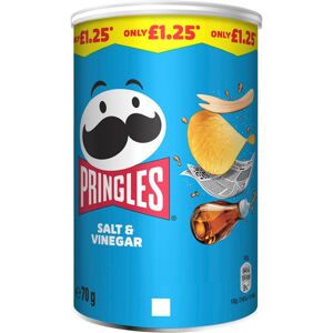 Pringles Salt & Vinegar 70g (Pack of 12) Pringles Salt & Vinegar 70g (Pack of 12)