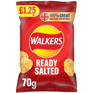 Walkers Ready Salted Crisps 70g (Pack of 15) Walkers Ready Salted Crisps 70g (Pack of 15)
