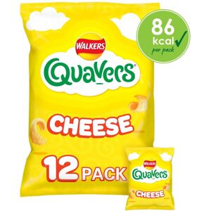 Walkers Quavers Cheese Multipack Snacks Crisps 12x16g (Pack of 15) Walkers Quavers Cheese Multipack Snacks Crisps 12x16g (Pack of 15)