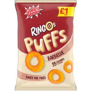Golden Wonder Ringos Puffs Barbecue 60g (Pack of 15) Golden Wonder Ringos Puffs Barbecue 60g (Pack of 15)