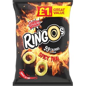 Golden Wonder Ringos Spicy Thai 40g (Pack of 18) Golden Wonder Ringos Spicy Thai 40g (Pack of 18)