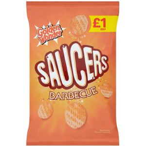 Golden Wonder Saucers Barbecue Flavour Snacks 65g (Pack of 15) Golden Wonder Saucers Barbecue Flavour Snacks 65g (Pack of 15)