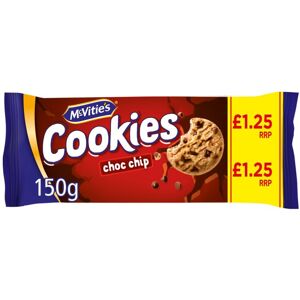 McVities McVitie's Cookies Choc Chip 150g (Pack of 12) McVities McVitie's Cookies Choc Chip 150g (Pack of 12)