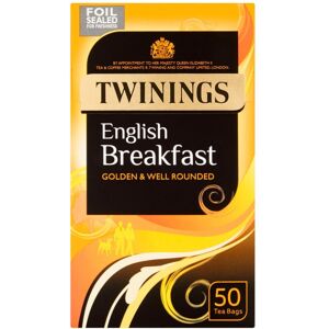 Twinings English Breakfast Tea Bags 50s (Pack of 8) Twinings English Breakfast Tea Bags 50s (Pack of 8)