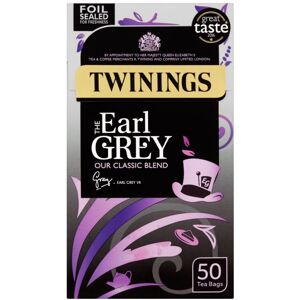 Twinings The Earl Grey 50 Tea Bags 125g (Pack of 4) Twinings The Earl Grey 50 Tea Bags 125g (Pack of 4)