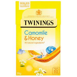 Twinings Camomile & Honey 20 Single Tea Bags 30g (Pack of 6) Twinings Camomile & Honey 20 Single Tea Bags 30g (Pack of 6)