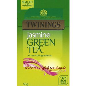 Twinings Green Jasmine 20 Tea Bags 50g (Pack of 4) Twinings Green Jasmine 20 Tea Bags 50g (Pack of 4)