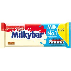 Milkybar Cookies and Cream White Chocolate Sharing Bar 90g(Pack of 14) Milkybar Cookies and Cream White Chocolate Sharing Bar 90g(Pack of 14)