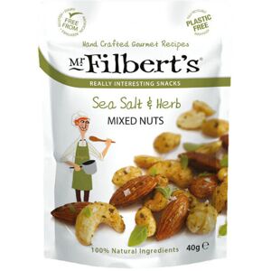 Mr Filberts Sea Salt & Herb Mixed Nuts 40g (Pack of 20) Mr Filberts Sea Salt & Herb Mixed Nuts 40g (Pack of 20)