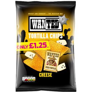 Wanted Tortilla Chips Cheese 100g (Pack of 12) Wanted Tortilla Chips Cheese 100g (Pack of 12)