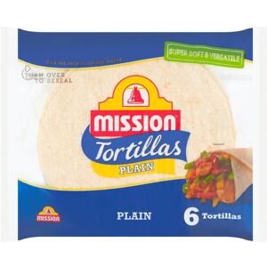 Mission 6 Plain Tortilla Wraps 368g (Pack of 1) Mission 6 Plain Tortilla Wraps 368g (Pack of 1)