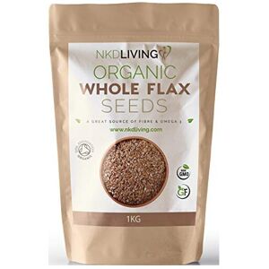 NKD Living Organic Flax Seeds Linseeds 1kg NKD Living Organic Flax Seeds Linseeds 1kg