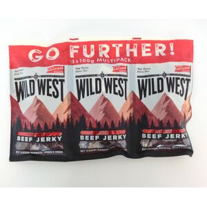 Wild West Beef Jerky, 3 x 100g (Triple Pack Value) Wild West Beef Jerky, 3 x 100g (Triple Pack Value)
