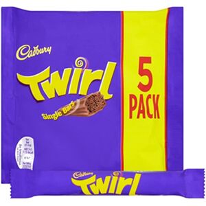 Cadbury Twirl Milk Chocolate Bar 5 Pack 107.5g ( pack of 20 ) Cadbury Twirl Milk Chocolate Bar 5 Pack 107.5g ( pack of 20 )