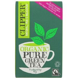 Clipper Organic Pure Green Tea 20 bags ( pack of 6 ) Clipper Organic Pure Green Tea 20 bags ( pack of 6 )
