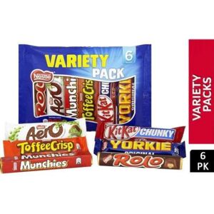 Nestle Milk Chocolate Bar Selection Multipack 264g 6 Pack X3 Nestle Milk Chocolate Bar Selection Multipack 264g 6 Pack X3