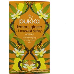 Pukka Lemon Ginger & Manuka Honey 20 bags ( pack of 4 ) Pukka Lemon Ginger & Manuka Honey 20 bags ( pack of 4 )
