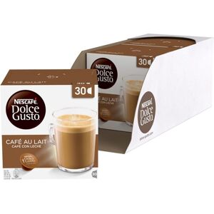 Nescafe Dolce Gusto Cafe Au Lait Coffee Pods (Pack of 3, Total 90 Capsules) Nescafe Dolce Gusto Cafe Au Lait Coffee Pods (Pack of 3, Total 90 Capsules)