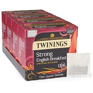 Twinings English Strong Breakfast Tea Bold, Lively & Full of Flavour Black Tea Multip Twinings English Strong Breakfast Tea Bold, Lively & Full of Flavour Black Tea Multip