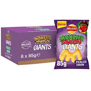 Walkers Monster Munch Giants Pickled Onion 85g (Case of 8) Walkers Monster Munch Giants Pickled Onion 85g (Case of 8)
