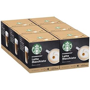 STARBUCKS Latte Macchiato by Nescafé Dolce Gusto Coffee Pods 6 x 12 (72 Capsules STARBUCKS Latte Macchiato by Nescafé Dolce Gusto Coffee Pods 6 x 12 (72 Capsules