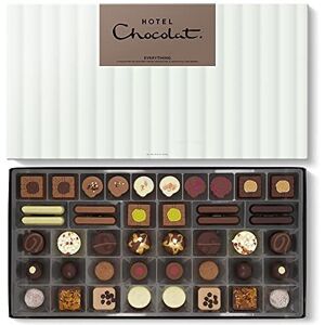 Hotel Chocolat Everything Luxe 525g: 40 pralines, caramels & alcohol truffles (C Hotel Chocolat Everything Luxe 525g: 40 pralines, caramels & alcohol truffles (C