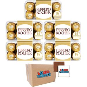 Ferrero Rocher Chocolate Bundle: 5 x 200g, 80 Truffles Ferrero Rocher Chocolate Bundle: 5 x 200g, 80 Truffles