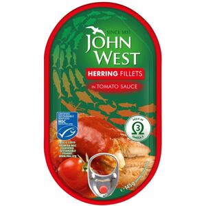 John West Herring Fillets in Tomato Sauce 145g ( pack of 10 ) John West Herring Fillets in Tomato Sauce 145g ( pack of 10 )