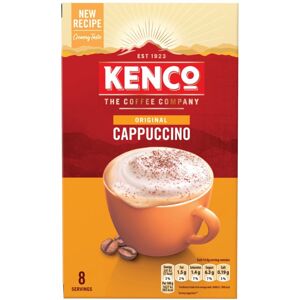 Kenco Cappuccino Instant Coffee Sachets 8x14.8g (118.4g) ( pack of 5 ) Kenco Cappuccino Instant Coffee Sachets 8x14.8g (118.4g) ( pack of 5 )