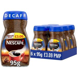 Nescafe Original Decaf Instant Coffee 95g ( pack of 6) Nescafe Original Decaf Instant Coffee 95g ( pack of 6)