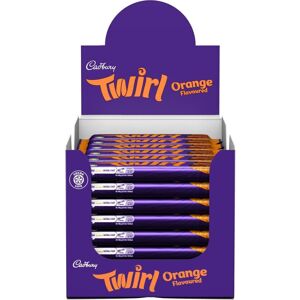 (Pack Of 12) Cadbury Twirl Orange Chocolate Bar, 43 G Double (Pack Of 12) Cadbury Twirl Orange Chocolate Bar, 43 G Double