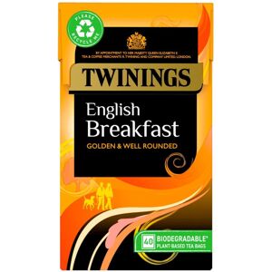 Twinings English Breakfast 40 Tea Bags 100g ( Pack of 4 ) Twinings English Breakfast 40 Tea Bags 100g ( Pack of 4 )