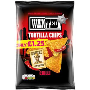 Wanted Tortilla Chips Chilli 125g ( pack of 12 ) Wanted Tortilla Chips Chilli 125g ( pack of 12 )