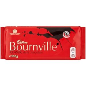Cadbury Bournville Classic Dark Chocolate Bar 100g Pack of 3 Rich 36% Cocoa Cadbury Bournville Classic Dark Chocolate Bar 100g Pack of 3 Rich 36% Cocoa