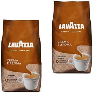 Lavazza Crema E Aroma Coffee Beans - 2 x 1000g (2kg), Rich Espresso Blend with C Lavazza Crema E Aroma Coffee Beans - 2 x 1000g (2kg), Rich Espresso Blend with C