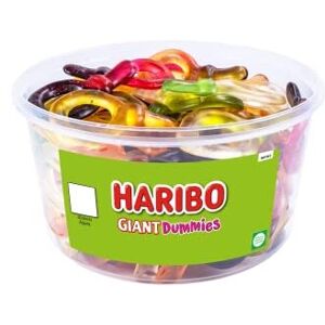 Haribo Giant Dummies x 60 Pieces Sweets Tub Haribo Giant Dummies x 60 Pieces Sweets Tub