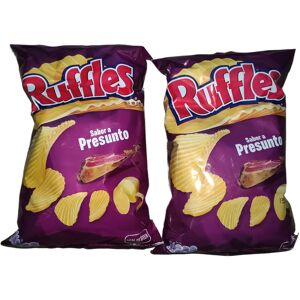 Ruffles Chips Ham 2 x 150g Corrugated and Crisp Jamon Potato Snack Ruffles Chips Ham 2 x 150g Corrugated and Crisp Jamon Potato Snack