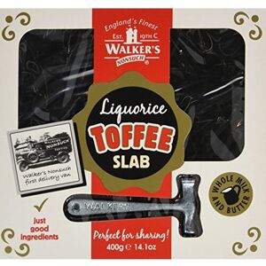 Walkers NONSUCH Original Liquorice Toffee Slab - 400gram Walkers NONSUCH Original Liquorice Toffee Slab - 400gram