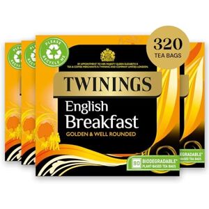 Twinings English Breakfast Tea Golden, Well Rounded & Full Bodied Black Tea Twinings English Breakfast Tea Golden, Well Rounded & Full Bodied Black Tea