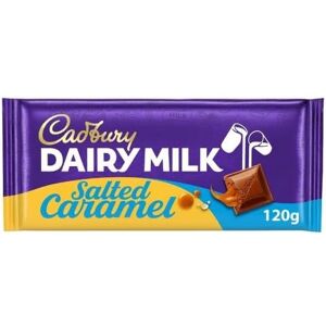 3 x Cadbury Dairy Milk Salted Caramel Chocolate Bar 120g 3 x Cadbury Dairy Milk Salted Caramel Chocolate Bar 120g