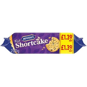 McVities McVitie's Fruit Shortcake 200g (Pack of 12) McVities McVitie's Fruit Shortcake 200g (Pack of 12)
